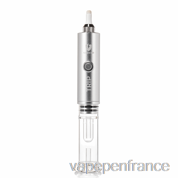 Kit Vaporisateur Portable Shield Trip, Stylo Vape Argenté